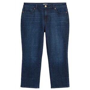 Coldwater Creek Womens Denim Blue Jeans Dark Wash Size 12